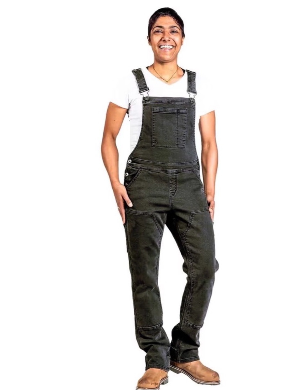HTF Dovetail Freshly THERMAL work overalls exc special size 0 30”washed black